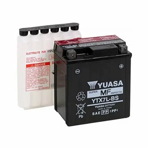 YUASA YAMAHA XT 125R (2005-2011) AKÜ YTX7L-BS.